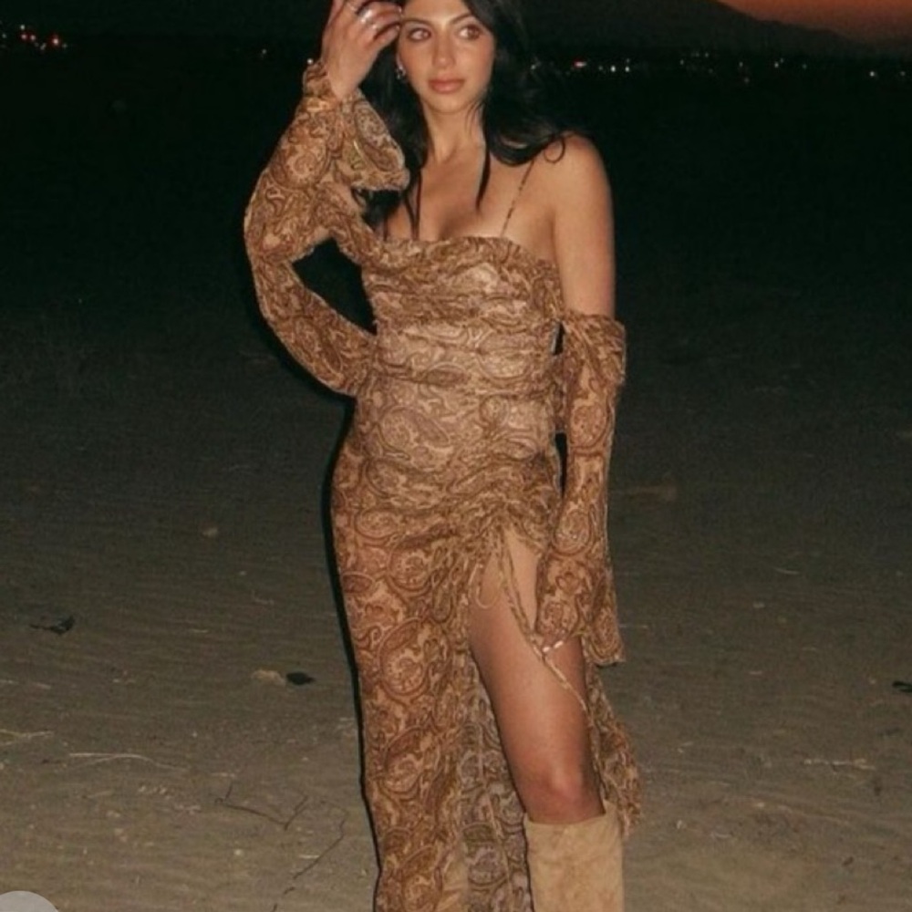 Revolve Maxi sheer dress